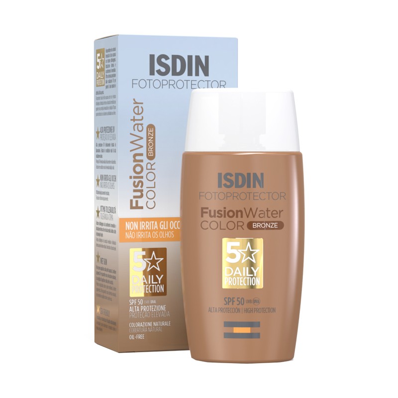 Isdin Fusion Water Color Bronze 50 Ml - Solari viso - 947256828 - Isdin - € 26,33
