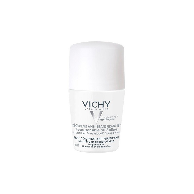 Vichy Deodorante Per Pelle Sensibile 48H Roll-On 50 Ml - Deodoranti per il corpo - 912517923 - Vichy - € 7,70