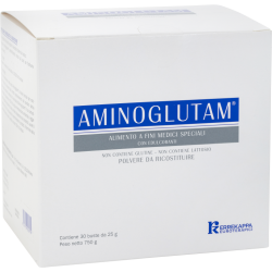 Aminoglutam Integratore per la Sintesi Proteica 14 Bustine - Alimenti speciali - 984824401 - Errekappa Euroterapici - € 37,02