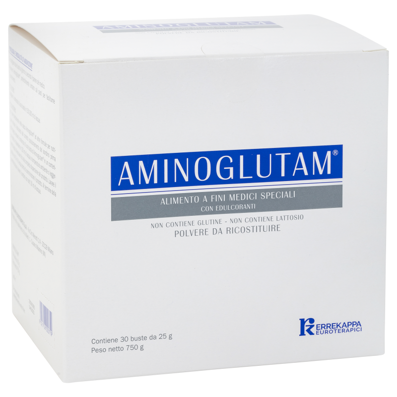 Aminoglutam Integratore per la Sintesi Proteica 14 Bustine - Alimenti speciali - 984824401 - Errekappa Euroterapici - € 37,02