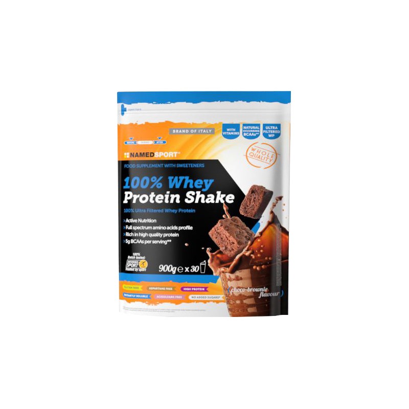 Namedsport 100% Whey Protein Shake Choco Brownie 900 G - Integratori per sportivi - 974369605 - Namedsport - € 36,58