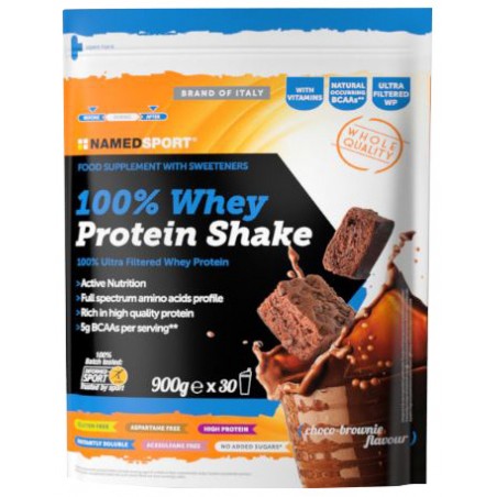 Namedsport 100% Whey Protein Shake Choco Brownie 900 G - Integratori per sportivi - 974369605 - Namedsport - € 36,58