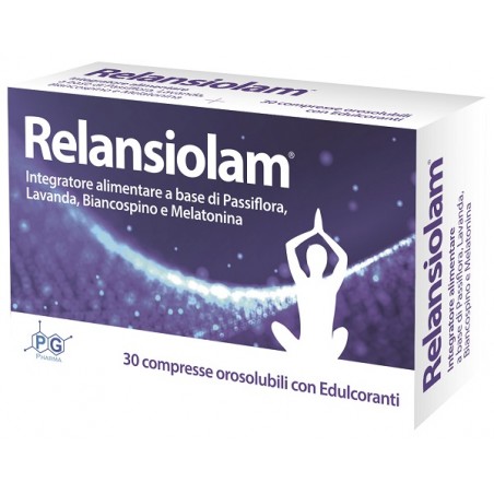 Pg Pharma Relansiolam 30 Compresse - Integratori per umore, anti stress e sonno - 983693589 - Pg Pharma - € 17,13