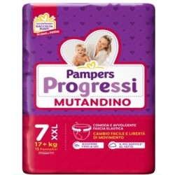 Fater Pampers Progressi Mutandino Xxl 15 Pezzi - Pannolini - 986497713 - Fater - € 12,63