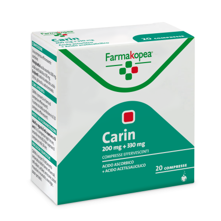 Farmakopea Carin® - Compresse Effervescenti - Farmaci per febbre (antipiretici) - 020197051 - Farmakopea - € 4,53