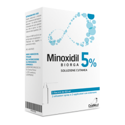Minoxidil Biorga Soluzione Cutanea per Alopecia 3 Flaconi da 60 Ml - Farmaci per alopecia - 042311023 - Minoxidil Biorga - € ...