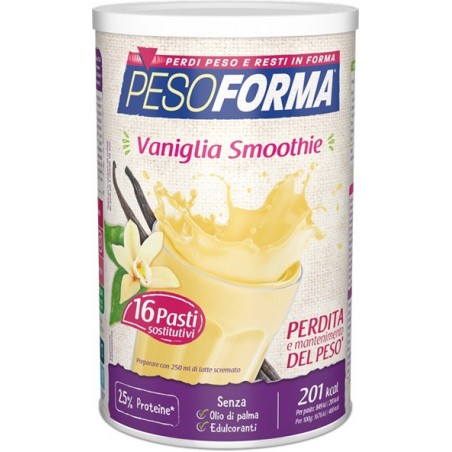 Nutrition & Sante' Italia Pesoforma Vaniglia Smoothie 436 G - Sostitutivi pasto e sazianti - 944139740 - Pesoforma - € 15,59