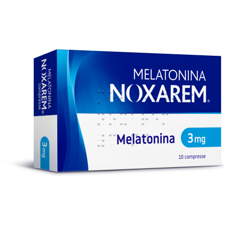 Vemedia Manufacturing B. V. Melatonina Noxarem 10 Compresse - Farmaci per disturbi del sonno - 049103017 - Vemedia Manufactur...