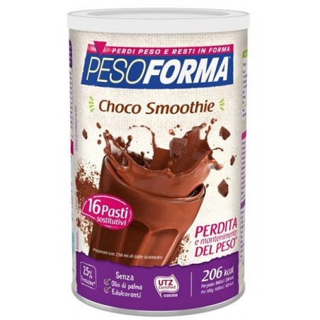 Nutrition & Sante' Italia Pesoforma Choco Smoothie 436 G - Sostitutivi pasto e sazianti - 976784809 - Pesoforma - € 15,51