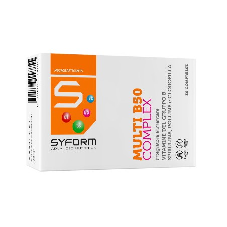 Syform Multi B50 Complex 30 Compresse Da 1200 Mg - Vitamine e sali minerali - 904195563 - Syform - € 12,66