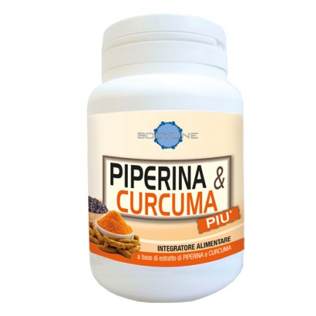 Bodyline Piperina & Curcuma Piu' 60 Capsule - Integratori per apparato digerente - 975975691 - Bodyline - € 14,17