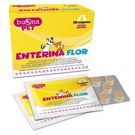 Buona Societa' Benefit Enterina Flor 100 Compresse - Veterinaria - 980628198 - Buona - € 66,61