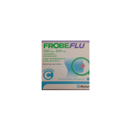Mylan Frobeflu 330 Mg + 200 Mg Compresse Effervescenti - Farmaci per febbre (antipiretici) - 034595025 - Mylan - € 6,67