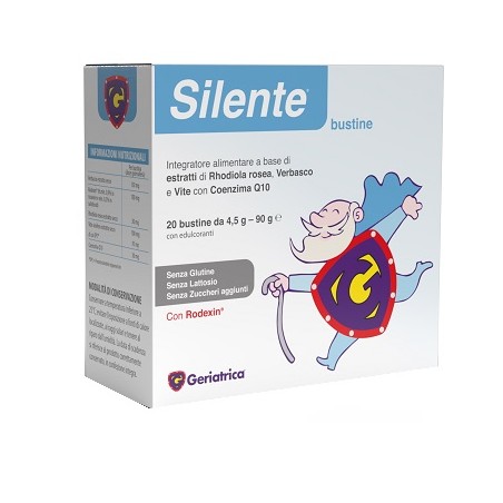 Geriatrica Silente 20 Bustine Da 4,5 G - Integratori per concentrazione e memoria - 986848834 - Geriatrica - € 22,78