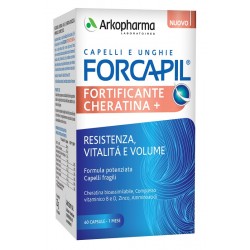 Arkofarm Forcapil Fortificante Cheratina 60 Capsule - Integratori per pelle, capelli e unghie - 981441948 - Arkofarm - € 13,91