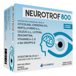 Interfarmac Neurotrof 800 20 Bustine 20 Ml - Integratori per occhi e vista - 947255168 - Interfarmac - € 26,71