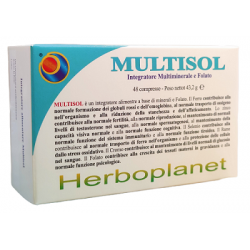 Herboplanet Multisol 48 Compresse - Vitamine e sali minerali - 985519685 - Herboplanet - € 12,91