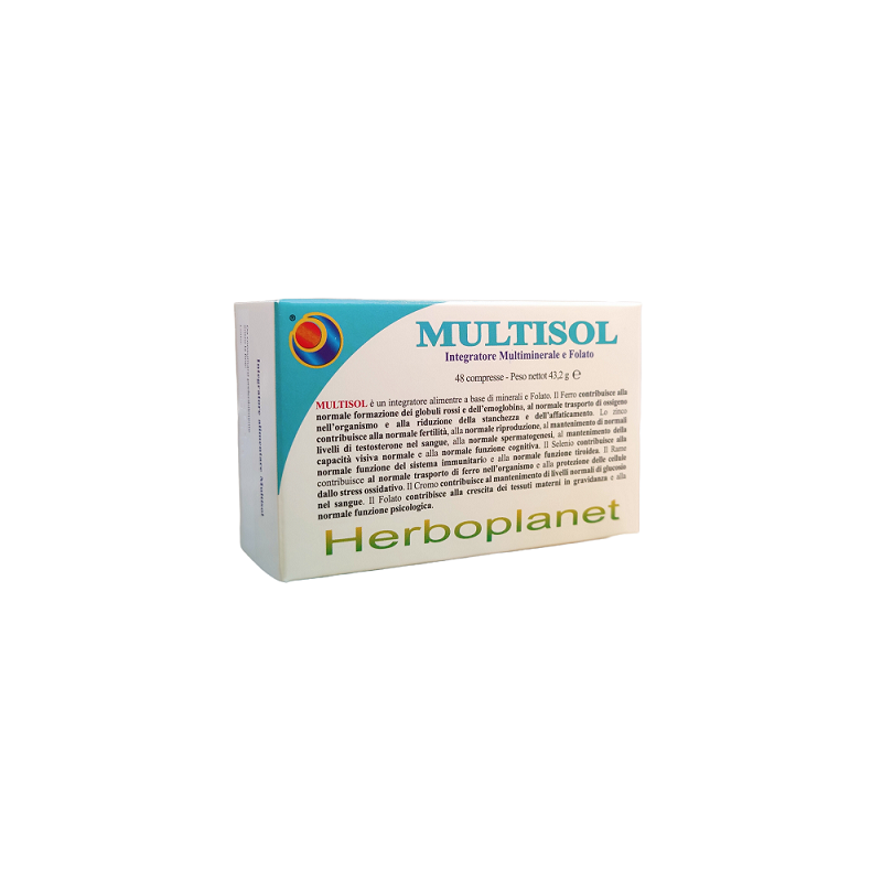 Herboplanet Multisol 48 Compresse - Vitamine e sali minerali - 985519685 - Herboplanet - € 12,81