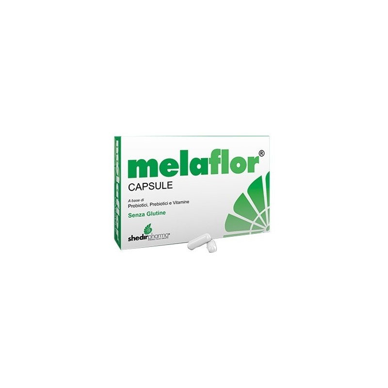 Melaflor Integratore di Probiotici e Prebiotici 30 Capsule - Integratori di fermenti lattici - 903969285 - Melaflor - € 12,92