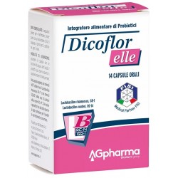 Dicoflor Elle Integratore di Probiotici 14 Capsule - Fermenti lattici - 905675688 - Dicoflor - € 19,80