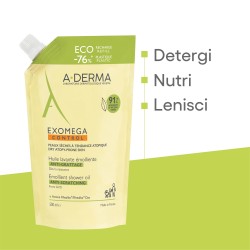 Aderma Exomega Control Olio Lavante Emolliente Ricarica 500 Ml - Bagnoschiuma e detergenti per il corpo - 983674805 - A-Derma...