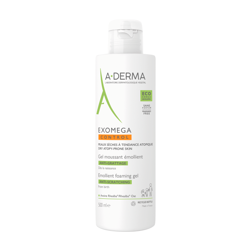 A-Derma Exomega Control Gel Detergente Emolliente 500 Ml - Bagnoschiuma e detergenti per il corpo - 981448994 - A-Derma - € 1...