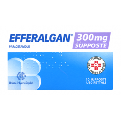 Efferalgan 300 Mg Bambini 10 Supposte - Farmaci per febbre (antipiretici) - 026608101 - Upsa Italy