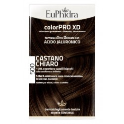 Zeta Farmaceutici Euphidra Colorpro Xd 500 Cast Chiaro Gel Colorante Capelli In Flacone + Attivante + Balsamo + Guanti - Tint...