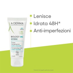 Aderma Biology Ac Hydra Crema Compensatrice Ultra Lenitiva 40 Ml - Trattamenti idratanti e nutrienti - 985668375 - A-Derma - ...