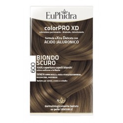 Zeta Farmaceutici Euphidra Colorpro Xd 600 Biondo Scuro Gel Colorante Capelli In Flacone + Attivante + Balsamo + Guanti - Tin...