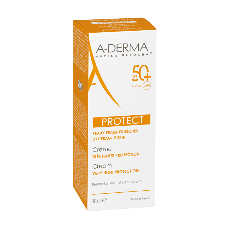 Aderma A-d Protect Crema 50+ 40 Ml - Solari viso - 971552157 - A-Derma - € 12,40