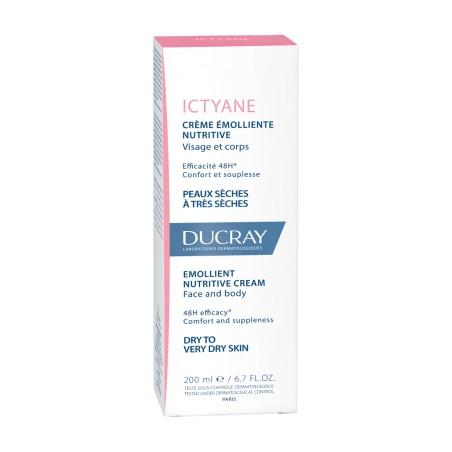 Ducray Ictyane Crema Emolliente Nutritiva 200 Ml - Trattamenti idratanti e nutrienti per il corpo - 976013235 - Ducray - € 16,09