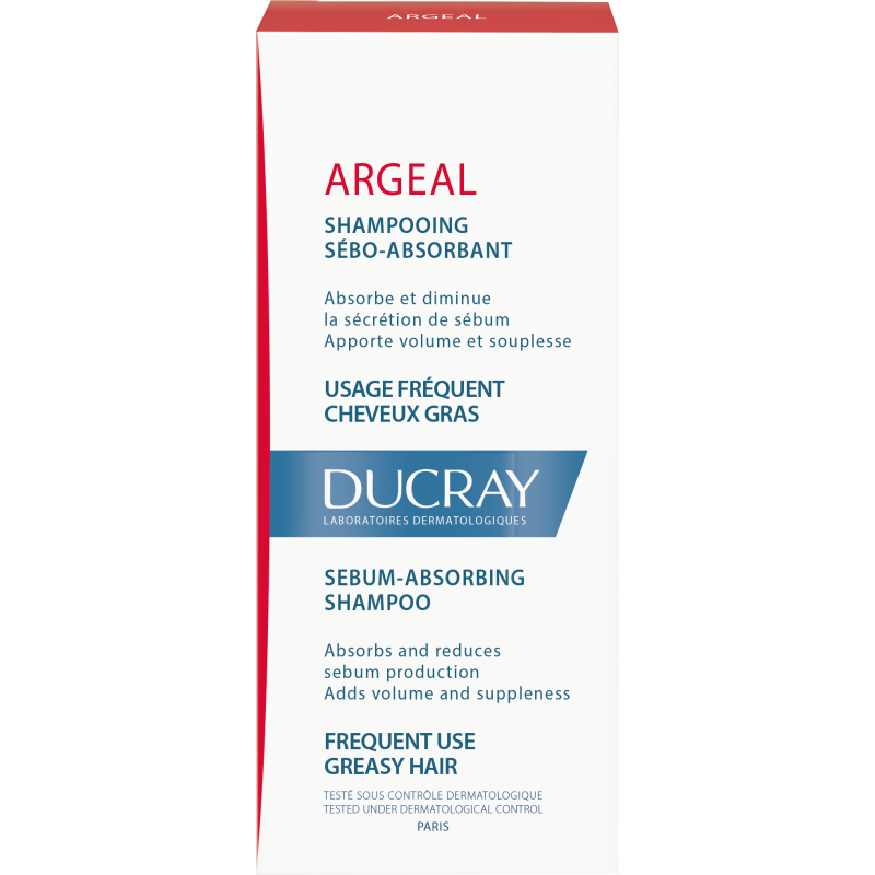 Ducray Argeal Shampoo Sebo-Assorbente 200 Ml - Shampoo per capelli grassi - 972864641 - Ducray - € 8,98
