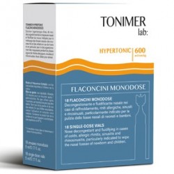 Tonimer Lab Hypertonic Decongestione Nasale 18 Flaconcini Monodose - Prodotti per la cura e igiene del naso - 935205551 - Ton...