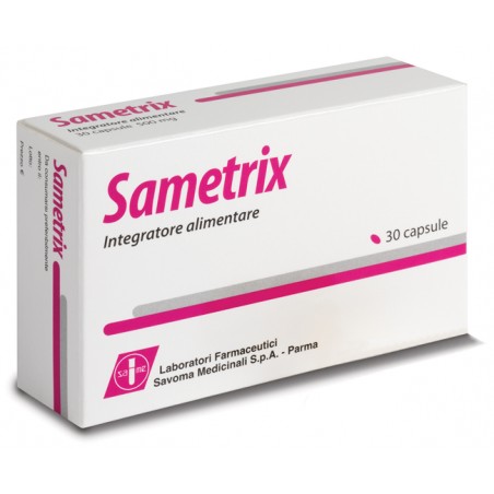 Savoma Medicinali Sametrix 30 Capsule - Integratori per pelle, capelli e unghie - 935541906 - Savoma Medicinali - € 14,77