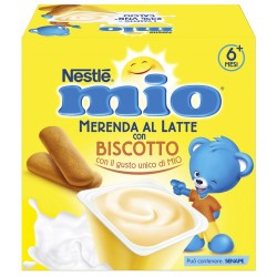 Nestle' Italiana Mio Merenda Al Latte Biscotto 4 Pezzi Da 100 G - Alimentazione e integratori - 985825381 - Nestle' Italiana ...