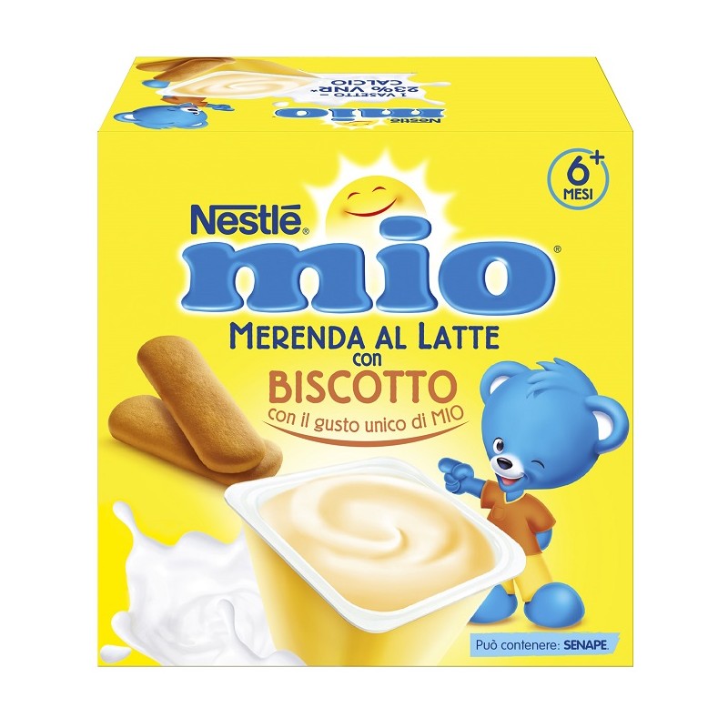 Nestle' Italiana Mio Merenda Al Latte Biscotto 4 Pezzi Da 100 G - Alimentazione e integratori - 985825381 - Nestle' Italiana ...