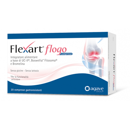 Agave Flexart Flogo 20 Compresse - Integratori per dolori e infiammazioni - 947456796 - Agave - € 22,70