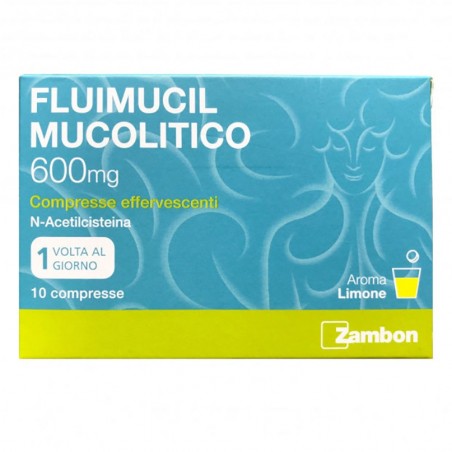Fluimucil 600 Mg Mucolitico per Affezioni Respiratorie 10 Compresse Effervescenti Fluimucil - 1 Fluimucil 600 Mg Mucolitico per Affezioni Respiratorie 10 Compresse Effervescenti Fluimucil - 1