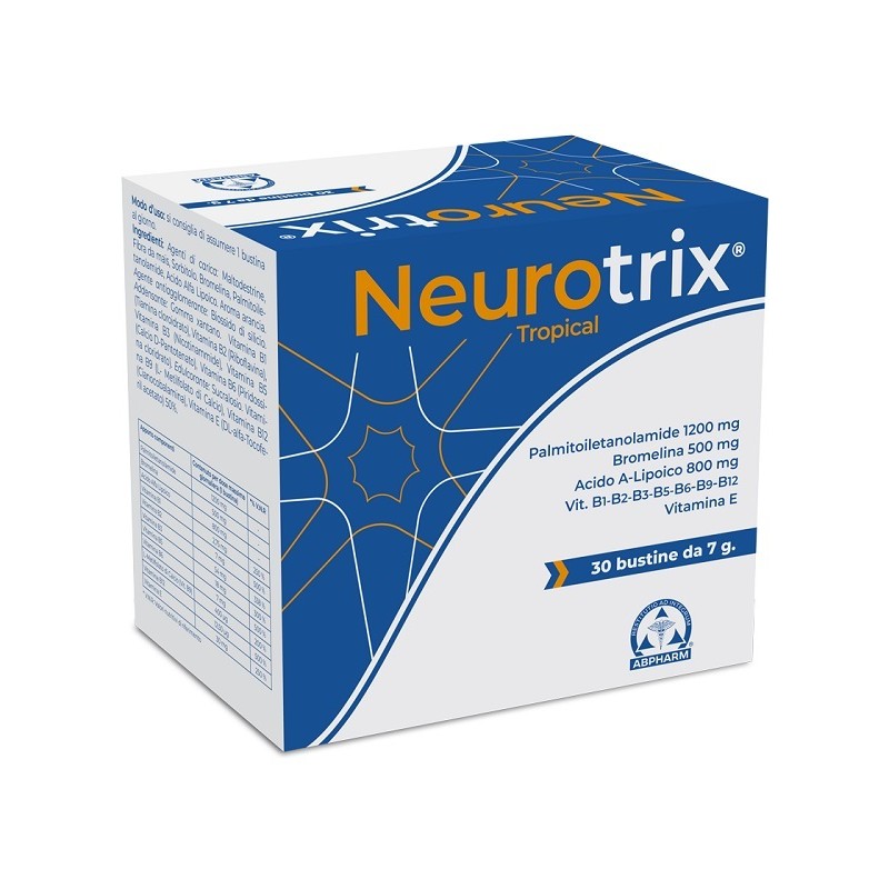 A. B. Pharm Neurotrix Tropical 30 Bustine Da 7 G - Integratori per concentrazione e memoria - 986744656 - A. B. Pharm - € 41,71