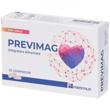 Previmag Integratore per Sistema Immunitario e Nervoso 30 Compresse - Integratori per difese immunitarie - 940366180 - Farmit...