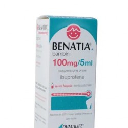 Dymalife Pharmaceutical Benatia Bambini 100mg/5ml Sospensione Orale Senza Zucchero - Farmaci per dolori muscolari e articolar...