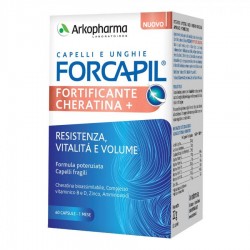 Forcapil Crescita Fortificante Capelli e Unghie 60 Gommosi - Integratori per pelle, capelli e unghie - 983532122 - Arkofarm -...