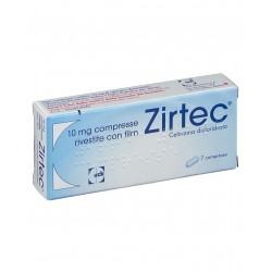 Zirtec Cetirizina Dicloridrato 10 Mg 7 Compresse Rivestite Con Film - Antistaminici - 026894042 - Zirtec - € 6,96