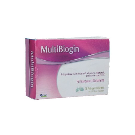 Biogin Multibiogin Integratore Per Gravidanza e Allattamento 30 Capsule - Integratori prenatali e postnatali - 973662570 - Bi...