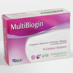 Biogin Multibiogin Integratore Per Gravidanza e Allattamento 30 Capsule - Integratori prenatali e postnatali - 973662570 - Bi...