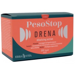 Erba Vita Group Peso Stop Drena Stick 20 Stick 15 Ml - Integratori drenanti e pancia piatta - 983747104 - Erba Vita - € 12,87