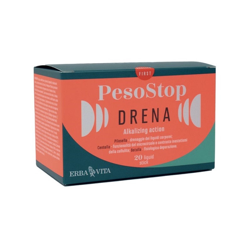 Erba Vita Group Peso Stop Drena Stick 20 Stick 15 Ml - Integratori drenanti e pancia piatta - 983747104 - Erba Vita - € 24,80