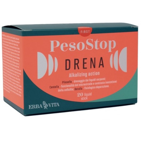 Erba Vita Group Peso Stop Drena Stick 20 Stick 15 Ml - Integratori drenanti e pancia piatta - 983747104 - Erba Vita - € 13,04
