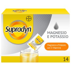 Supradyn Magnesio e Potassio Senza Zucchero 14 Bustine - Integratori di magnesio e potassio - 934321910 - Supradyn - € 4,65
